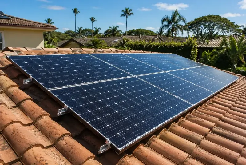 Installation de panneaux solaires à Saint-Martial-de-Vitaterne